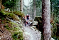 Me doing singletrack on MBR route